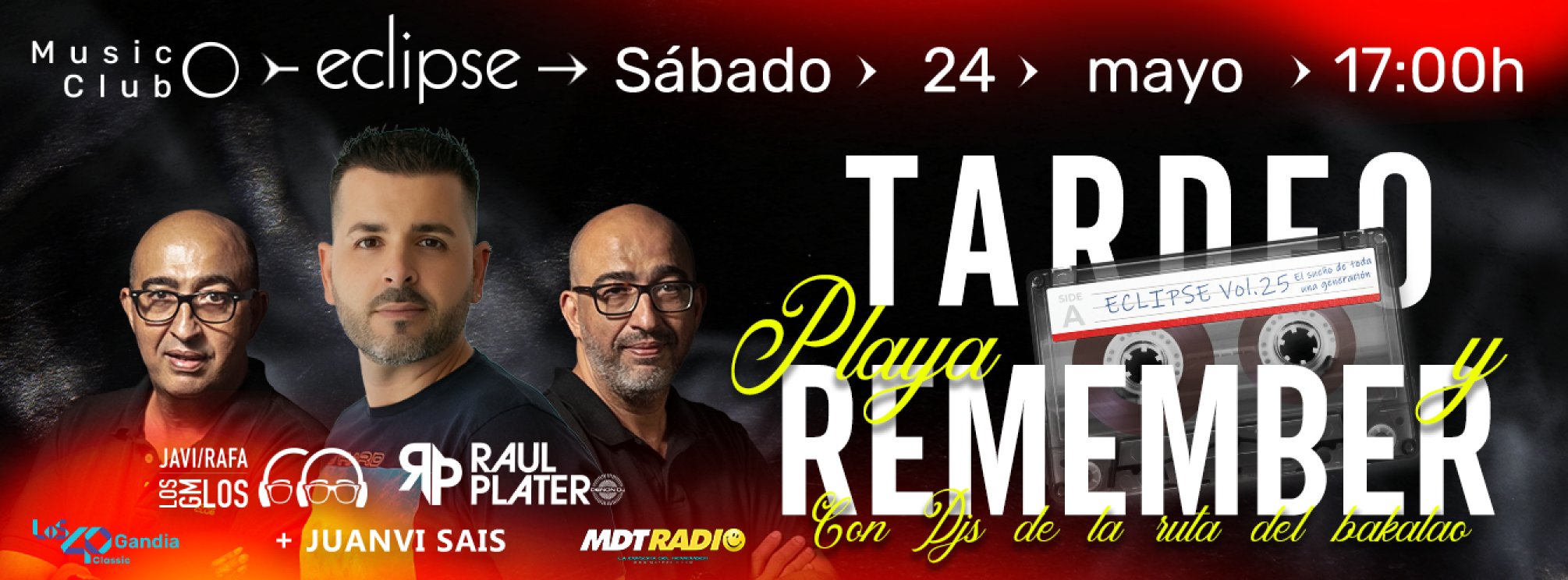 ECLIPSE | TARDEO PLAYA Y REMEMBER 24 MAYO