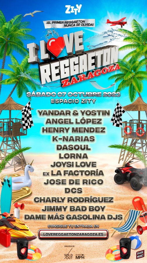 I Love Reggaeton Zaragoza en Concierto 2023 Enterticket