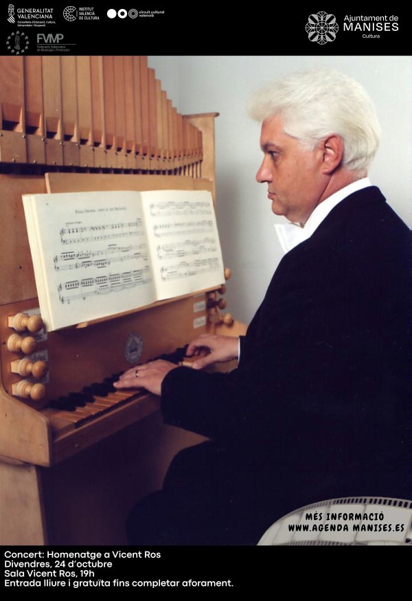 Concert homenatge a Vicent Ros en el seu 80è aniversari
