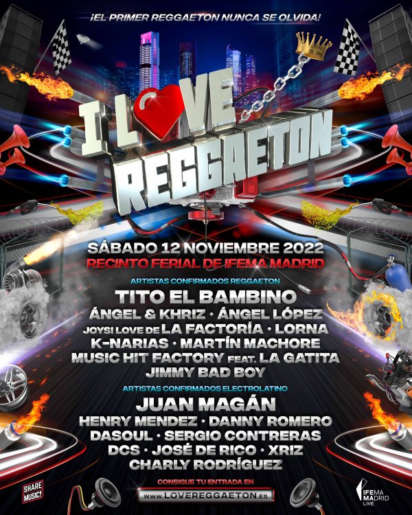 I Love Reggaeton convierte Madrid en la capital de los ritmos latinos