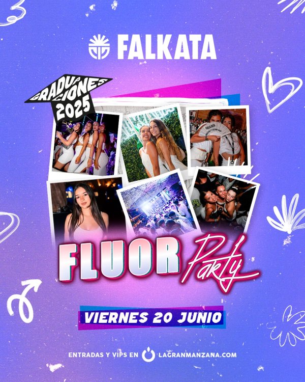 GRADUACIONES 2025 | 20 DE JUNIO  | FLUOR PARTY