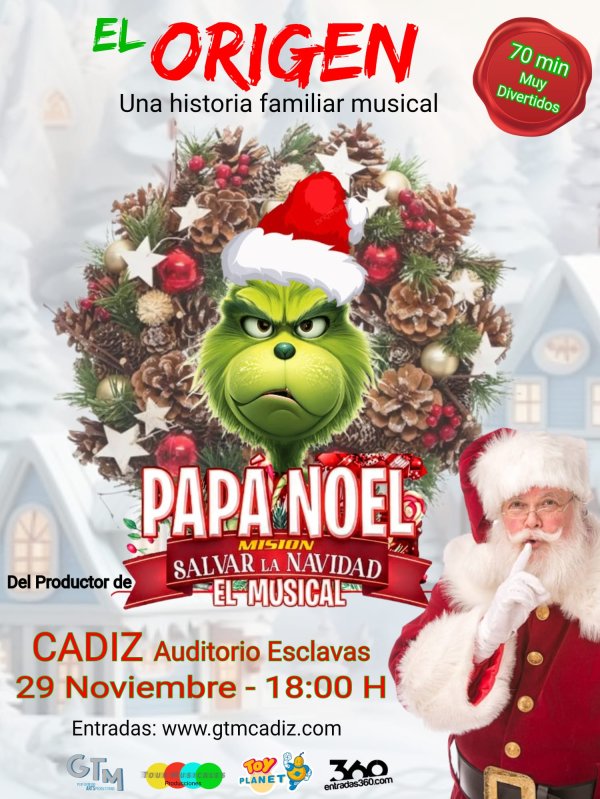 EL ORIGEN - PAPÁ NOEL MISIÓN SALVAR LA NAVIDAD EN CÁDIZ