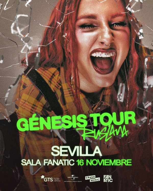 CONCIERTO DE RUSLANA - SEVILLA - SALA FANATIC - SÁBADO 16 DE NOVIEMBRE