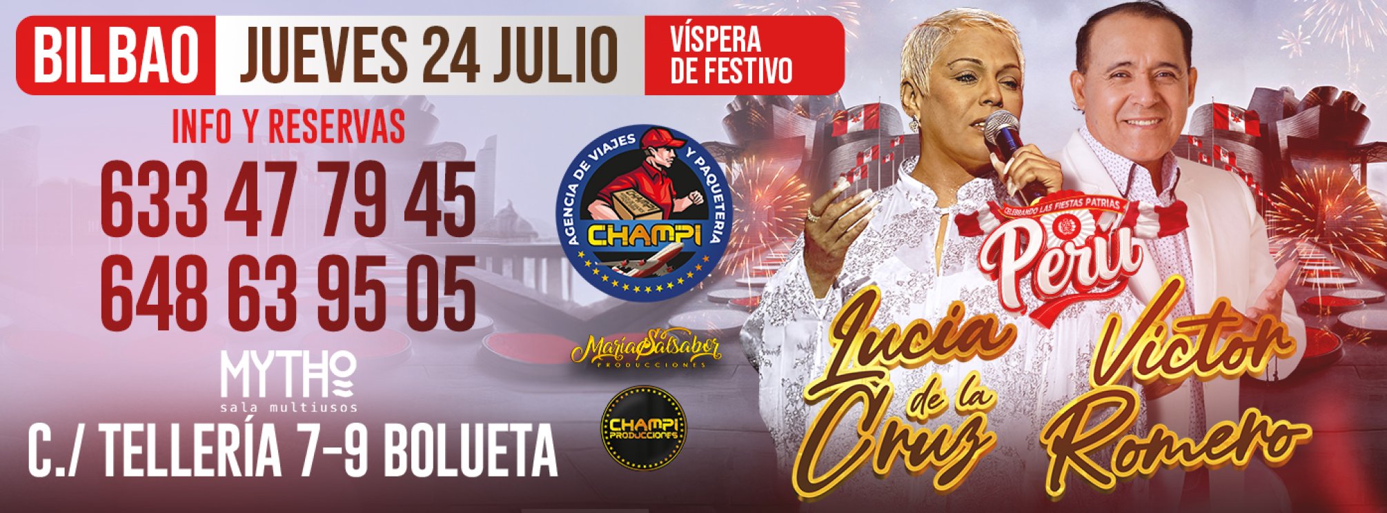 Lucía de la Cruz y Víctor Romero concierto en Bilbao