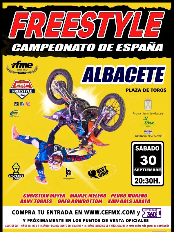 ALBACETE - RFME CAMPEONATO DE ESPAÑA DE FREESTYLE MOTOCROSS 2023
