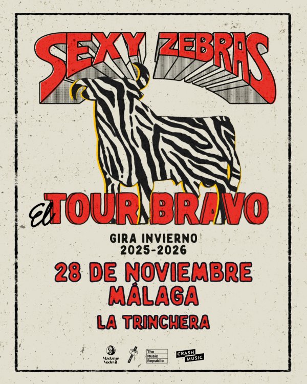 CONCIERTO DE SEXY ZEBRAS - MÁLAGA - SALA TRINCHERA - VIERNES 28 DE NOVIEMBRE