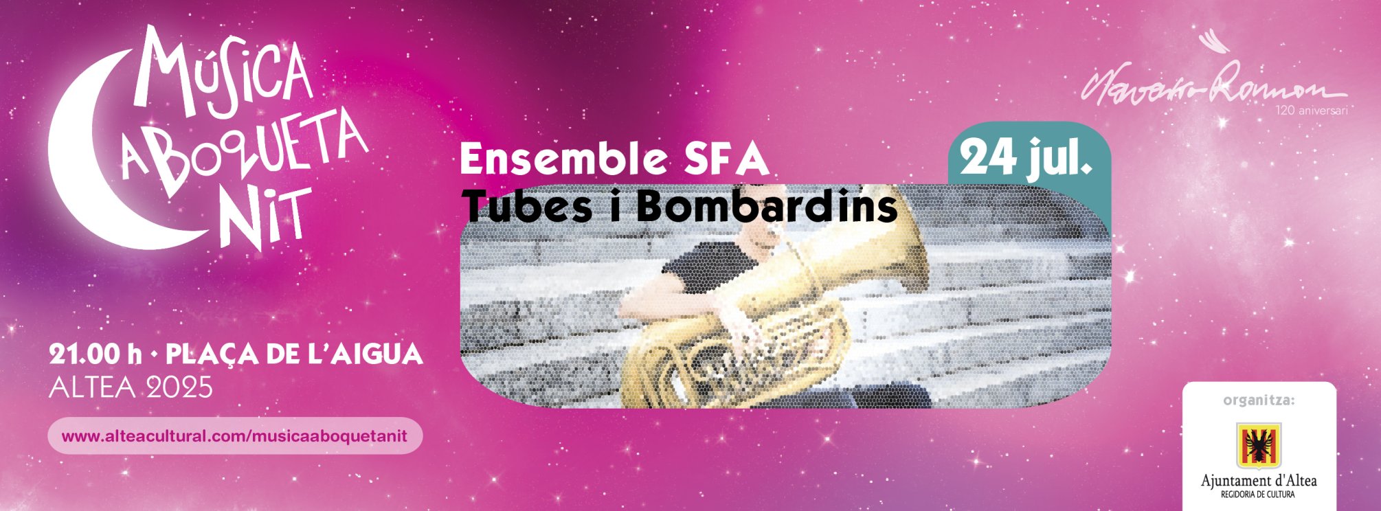 Tubes i Bombardins Ensemble SFA - Música a Boqueta Nit - Altea 2025