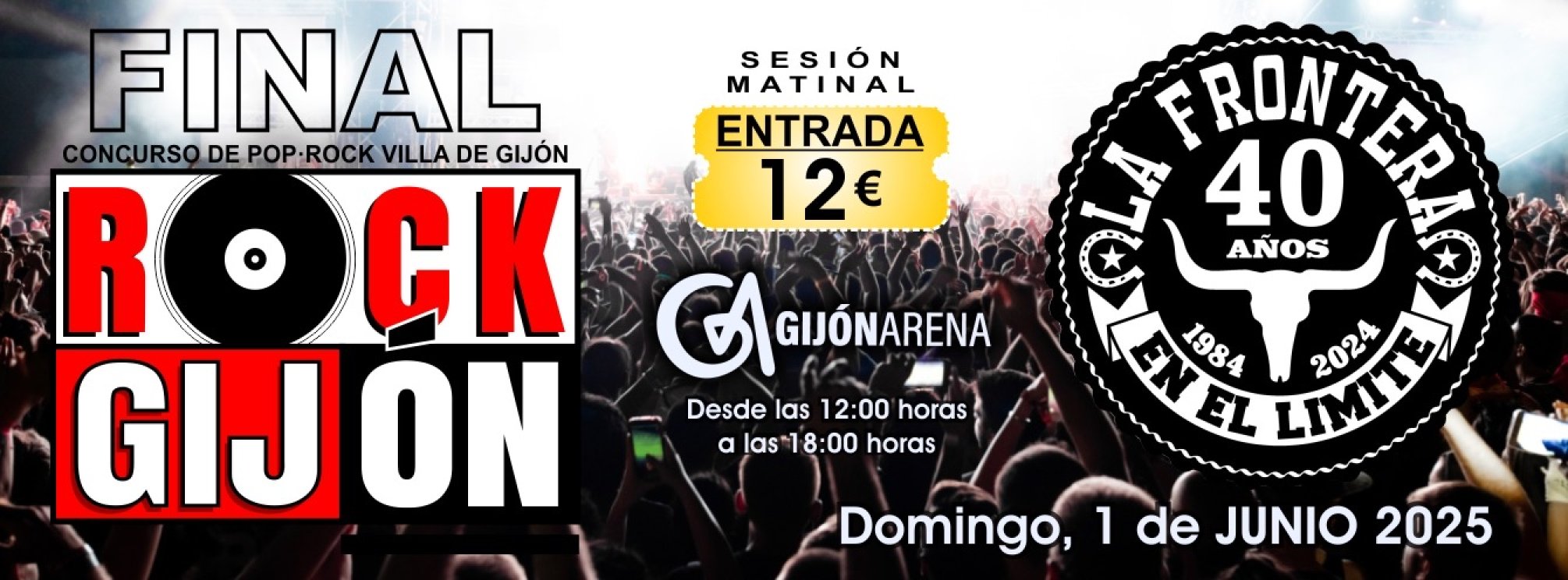 ROCK GIJÓN - FINAL CONCURSO DE POP-ROCK VILLA DE GIJÓN - 1 de junio 2025