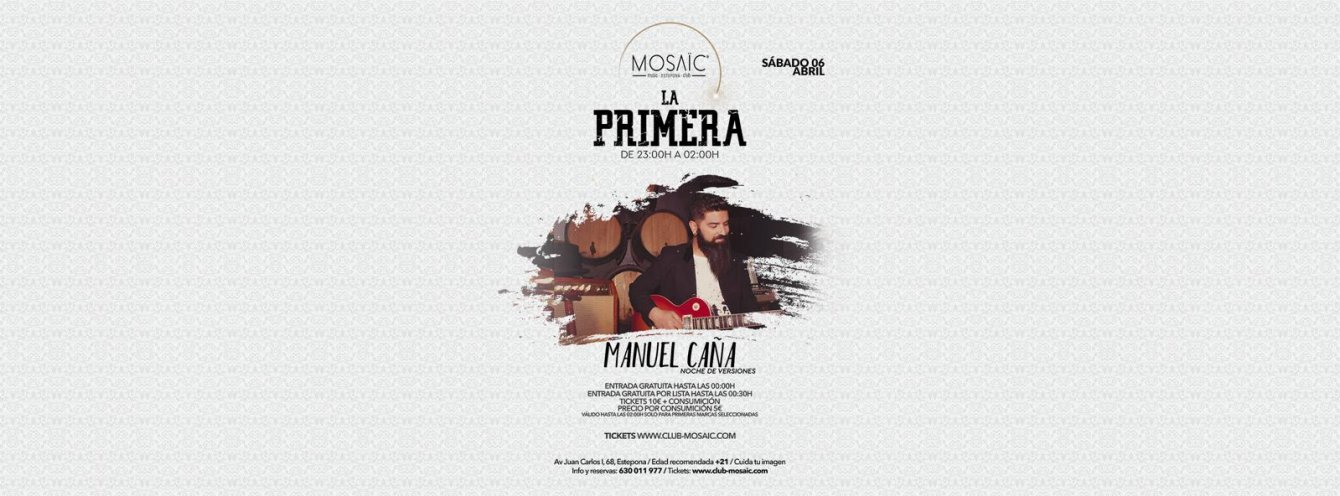 LA PRIMERA • MANUEL CAÑA @Mosaic Estepona