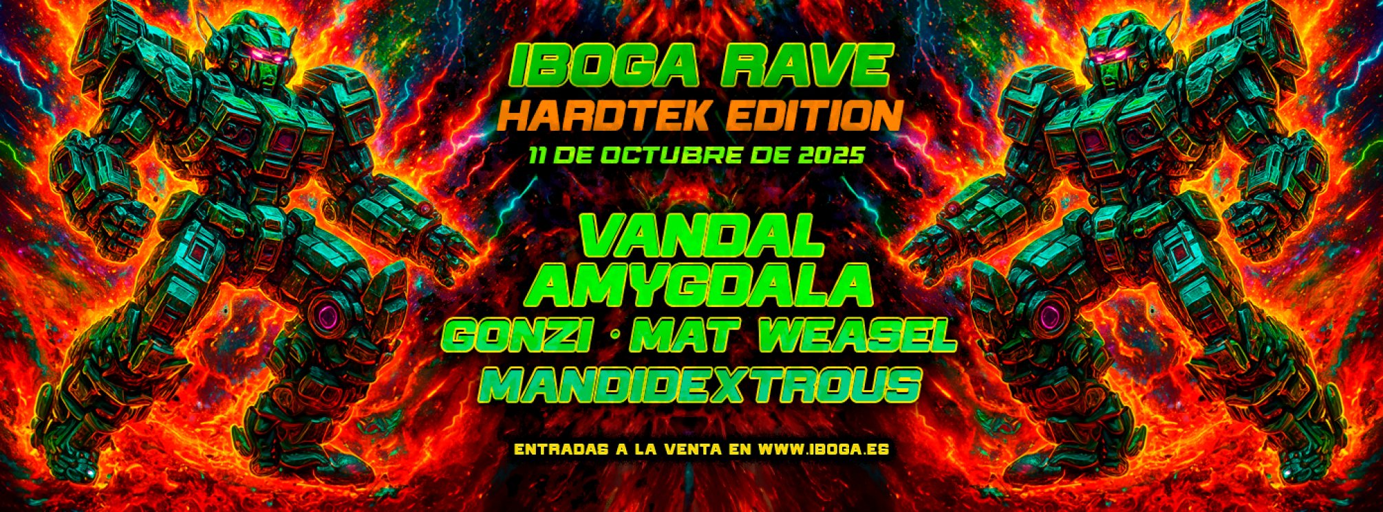 Vandal & Amygdala & Gonzi & Mat Weasel @ La Riviera | Iboga Rave Hardtek Edition
