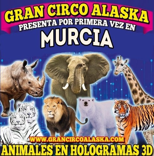 Gran Circo Alaska - Hologramas animales 3D