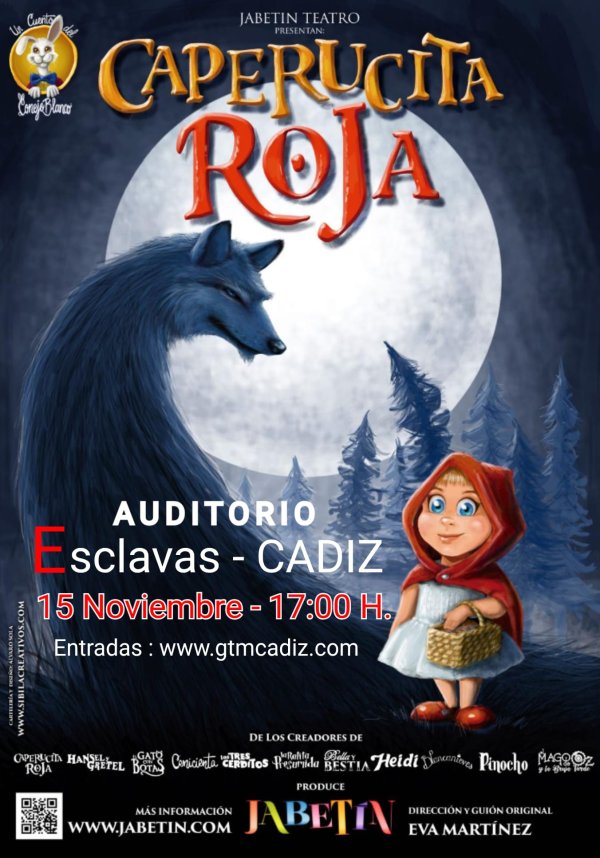 CAPERUCITA ROJA   EN  CÁDIZ