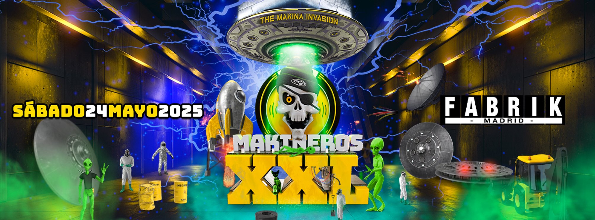 Makineros XXL en Fabrik 2025