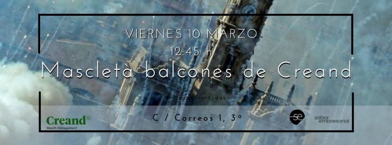 Mascleta balcones Creand - 10 Marzo 2023