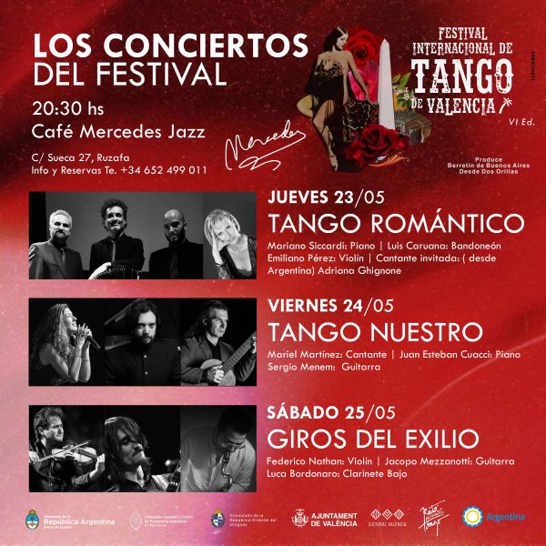 Conciertos Festival de Tango de Valencia