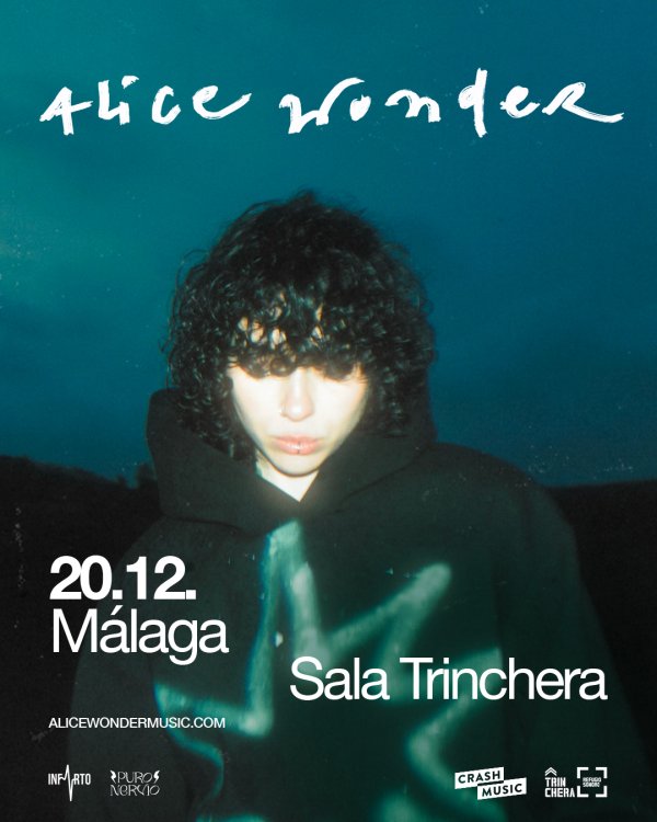 CONCIERTO DE ALICE WONDER - MÁLAGA - SALA TRINCHERA - SÁBADO 20 DE DICIEMBRE