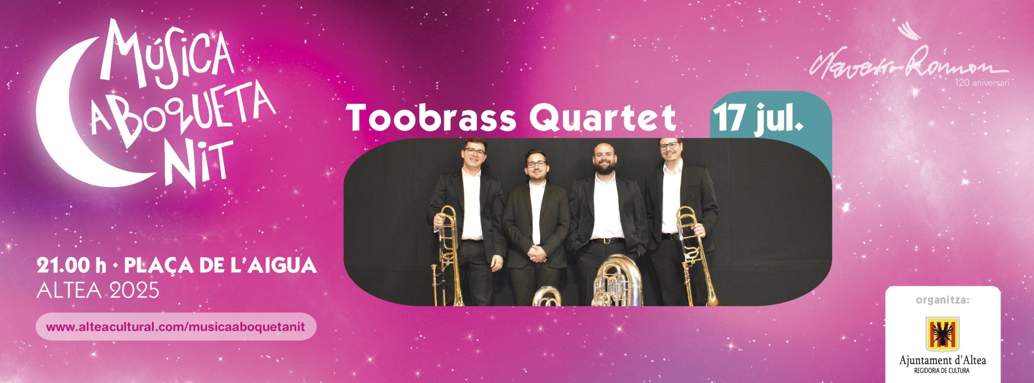 Toobrass Quartet - Música a Boqueta Nit - Altea 2025