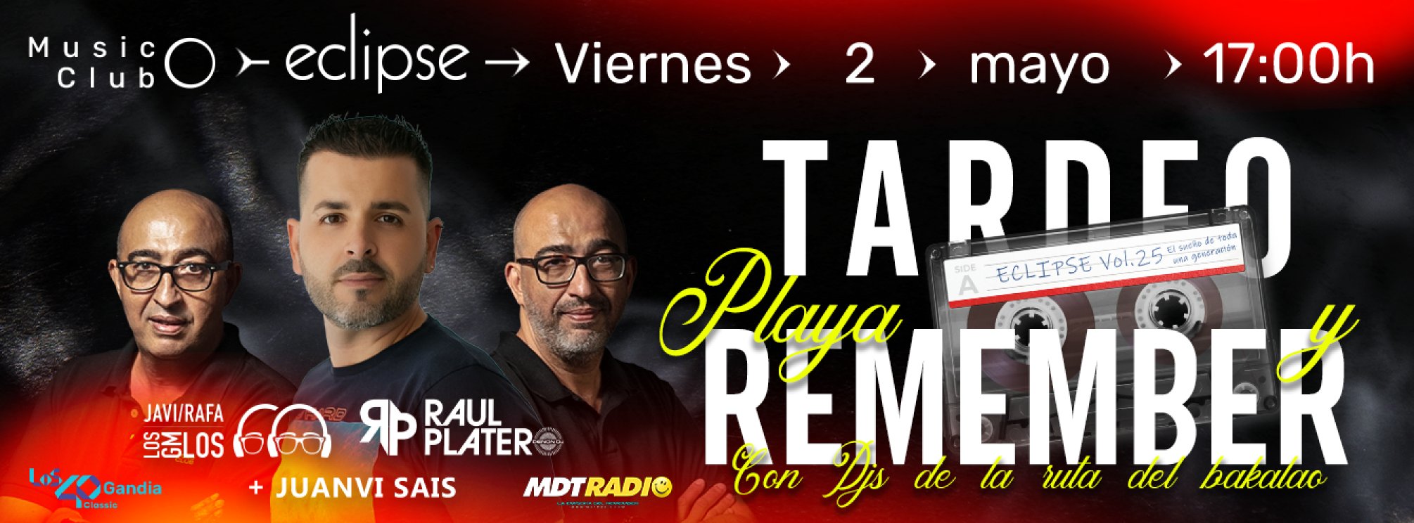 ECLIPSE | TARDEO PLAYA Y REMEMBER 24 MAYO