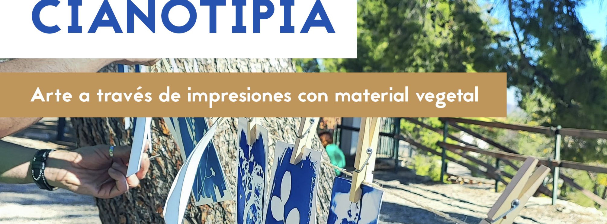 Domingos en familia en el CEMA Los Molinos. Taller de Cianotipia. 10 noviembre 2024.