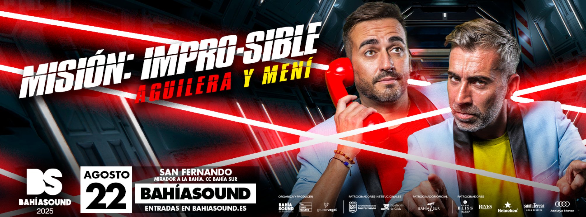 MISIÓN: IMPRO-SIBLE. Aguilera y Mení Bahía Sound Cádiz