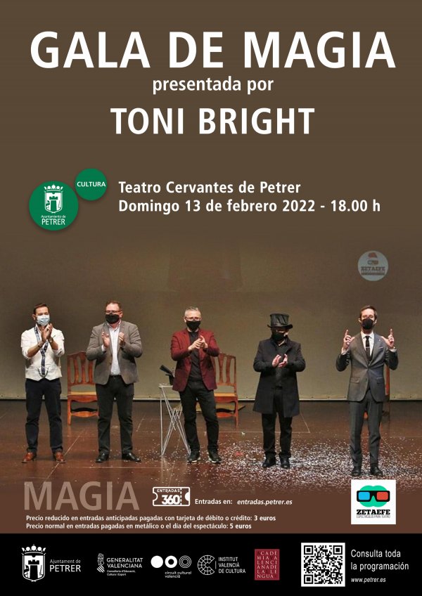 Gala de magia presentada por Toni Bright