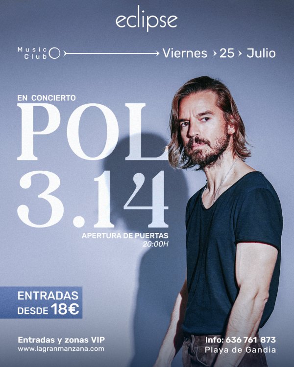 ECLIPSE | VIERNES 25 JULIO - TARDEO