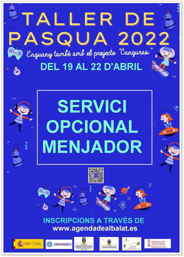 SERVICI OPCIONAL TALLER DE PASQUA 2022: MENJADOR