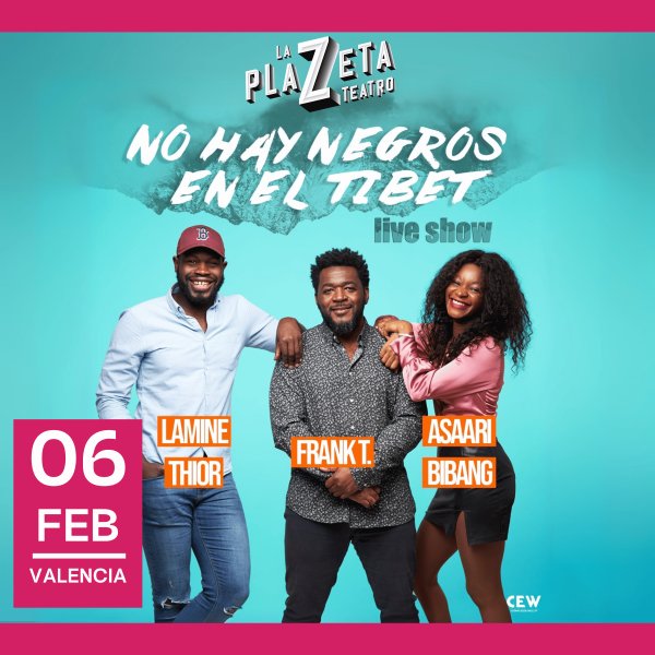 Imagen de No Hay Negros En el Tibet - Asaari Bibang, Lamine Thior y Frank T