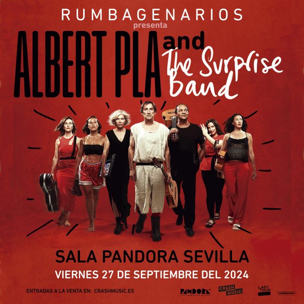 CONCIERTO ALBERT PLA - SEVILLA - PANDORA -  VIERNES 27 DE SEPTIEMBRE