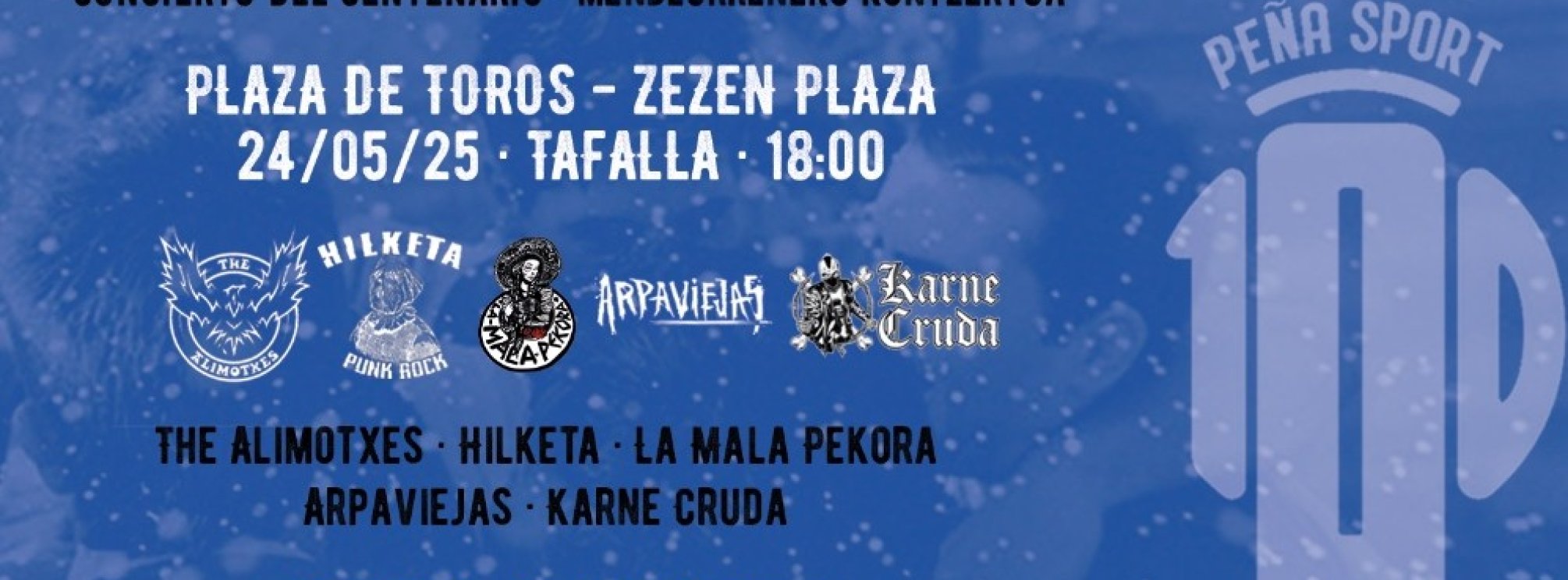 CONCIERTO CENTENARIO PEÑA SPORT MENDEURRENEKO KONTZERTUA