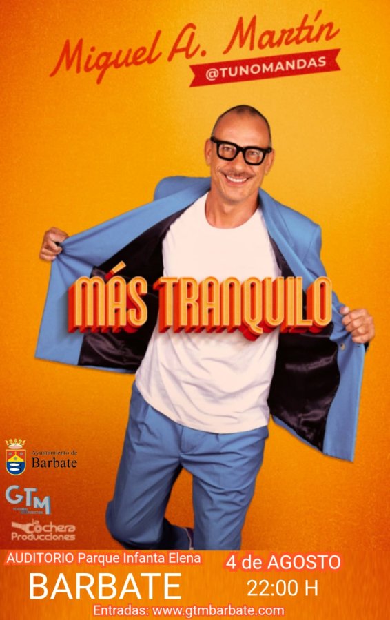 MÁS TRANQUILO - MIGUEL A. MARTÍN en BARBATE