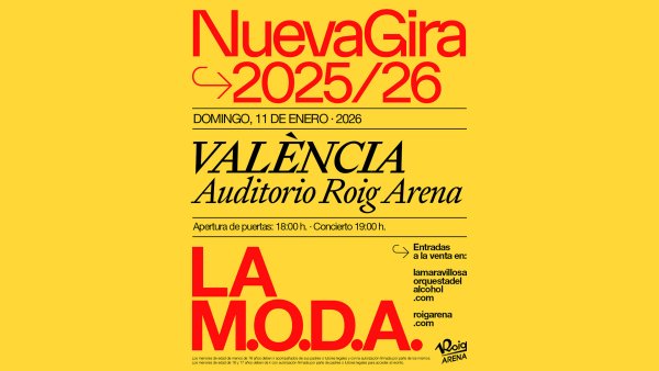 Nueva Gira 25/26 - LA M.O.D.A.