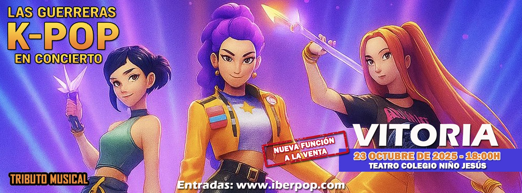 LAS GUERRERAS K-POP -  VITORIA - 23/10/2025 18:00h