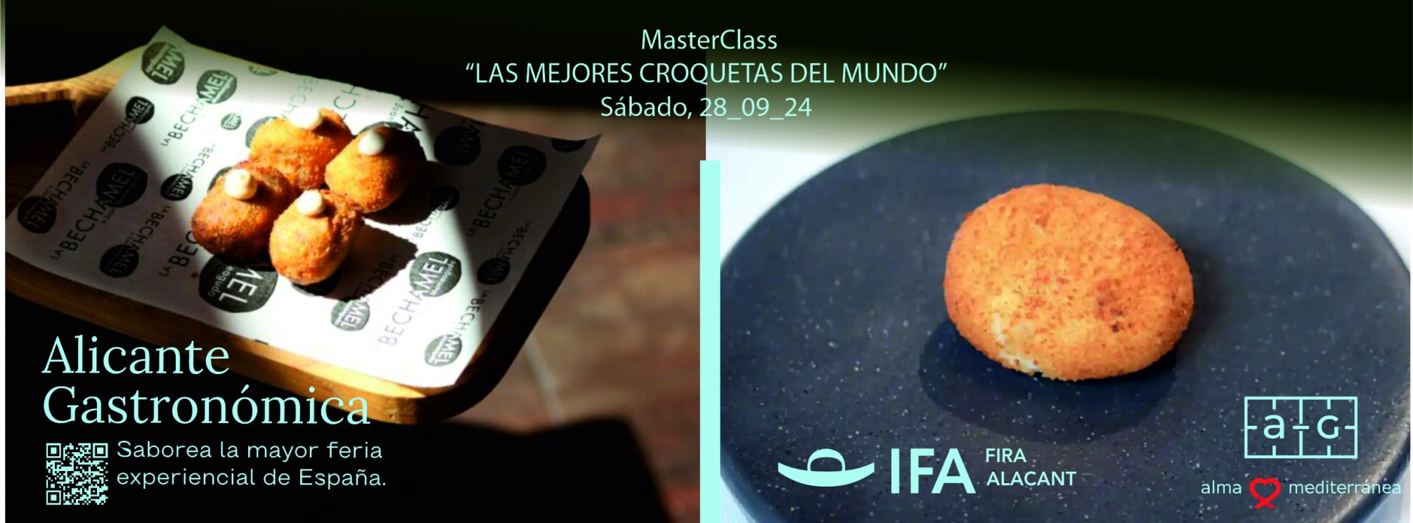 12.00 H. MARTERCLASS: “LAS MEJORES CROQUETAS DEL MUNDO”
