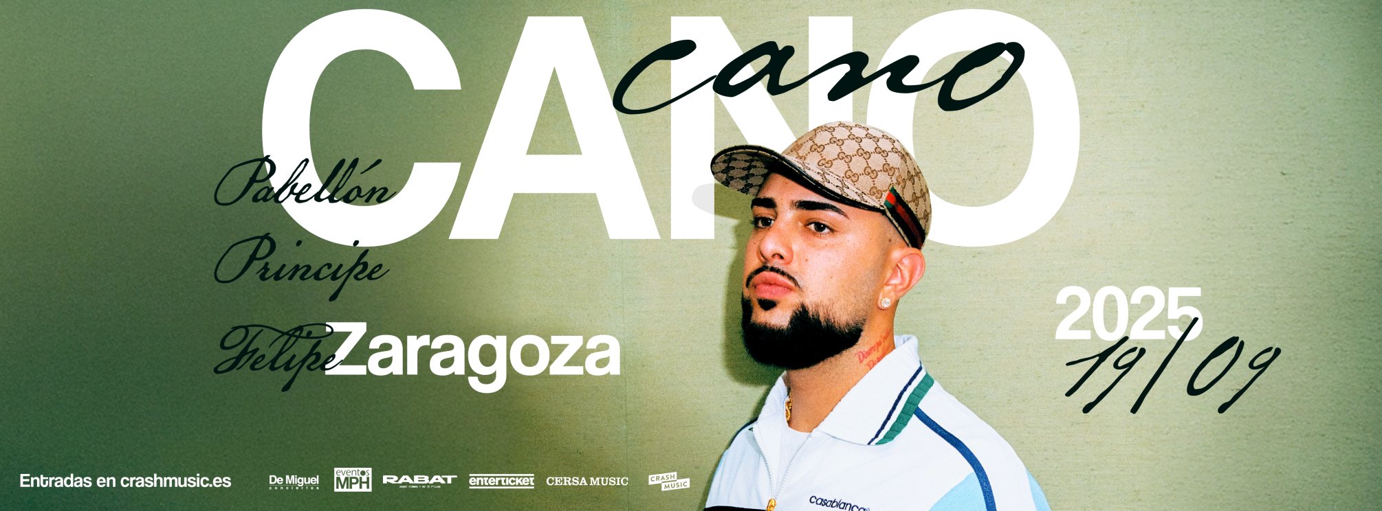 CONCIERTO CANO - ZARAGOZA - PABELLÓN PRÍNCIPE FELIPE - VIERNES 19 DE SEPTIEMBRE