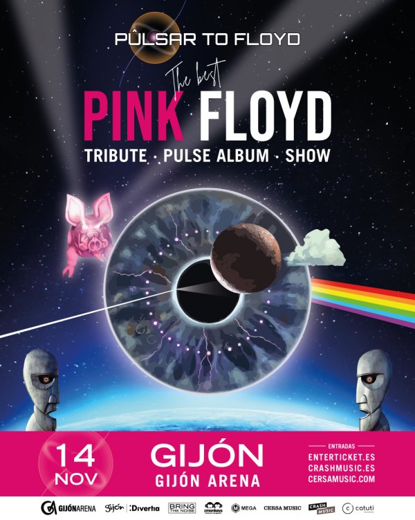 CONCIERTO DE PULSAR TO FLOYD - GIJÓN ARENA - VIERNES 14 DE NOVIEMBRE