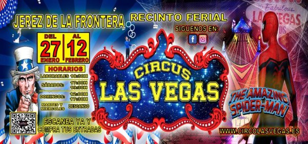 Fabulous Las Vegas circus en Jerez de la Frontera