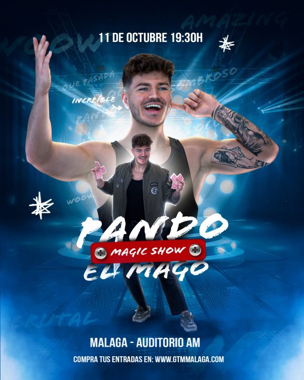 PANDO, EL MAGO  EN MÁLAGA
