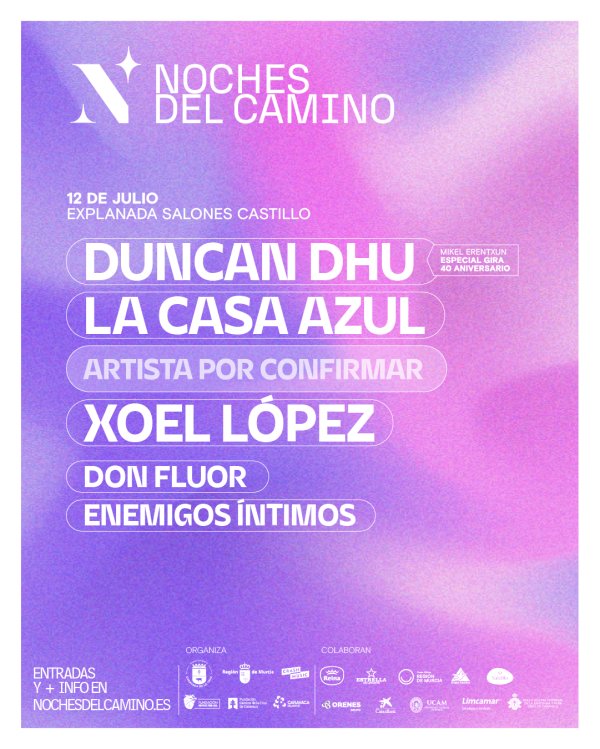 CONCIERTOS DUNCAN DHU, LA CASA AZUL Y MÁS - CARAVACA DE LA CRUZ - NOCHES DEL CAMINO-12 DE JULIO 2025