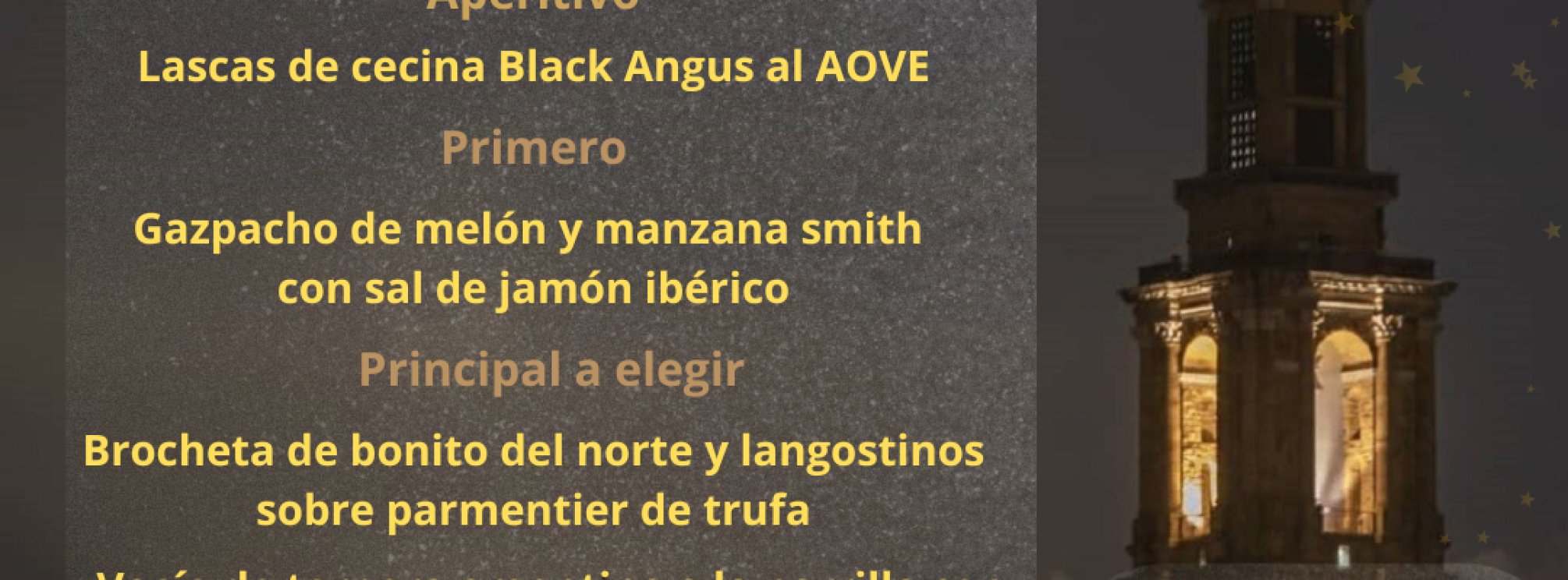 Cena bajo las estrellas en Patioh!