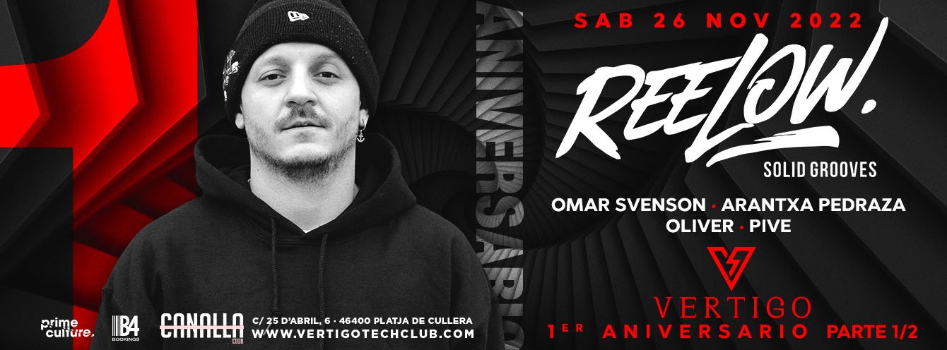 1º ANIVERSARIO VERTIGO - REELOW Solid Grooves