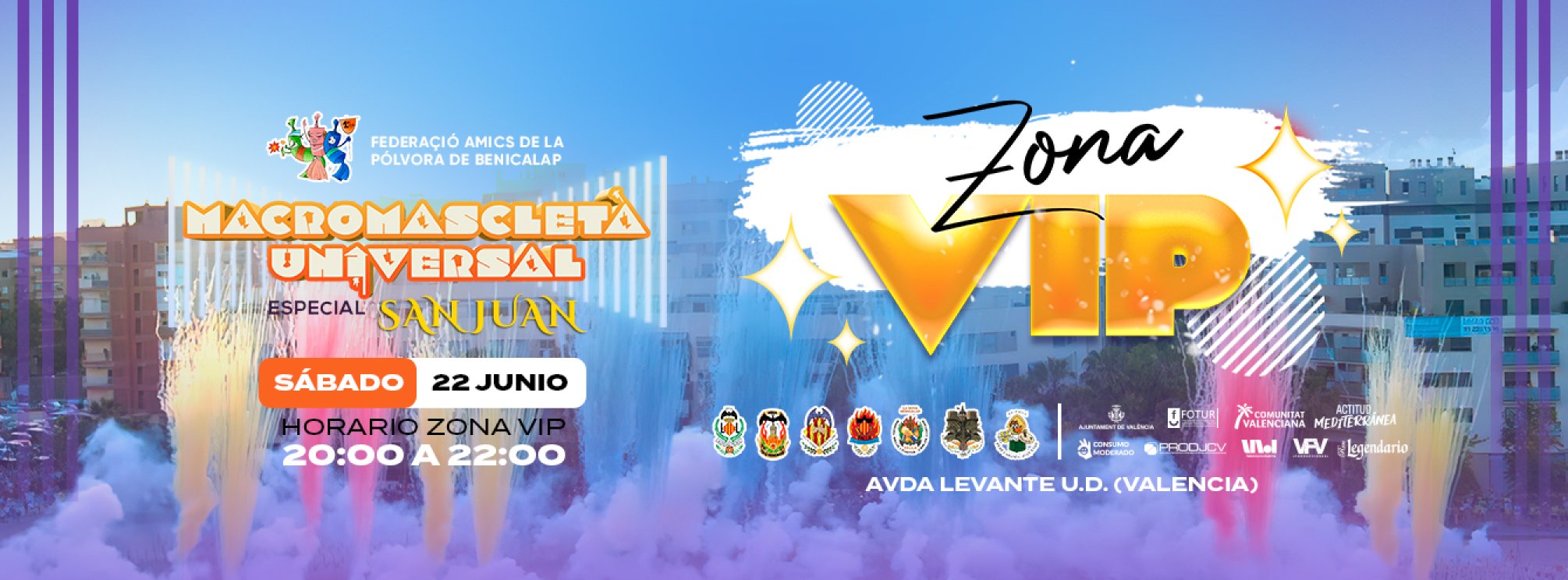Zona VIP "MacroMascleta" Universal 2024