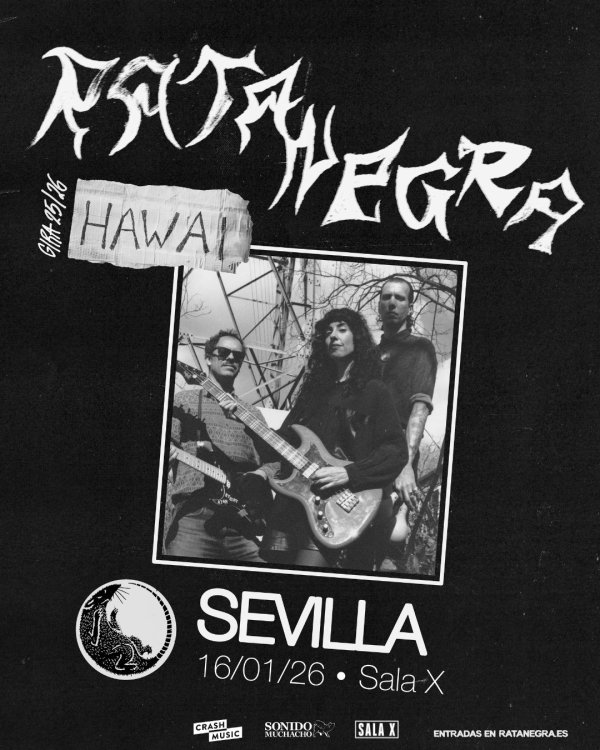 CONCIERTO DE RATA NEGRA - SEVILLA - SALA X - VIERNES 16 DE ENERO