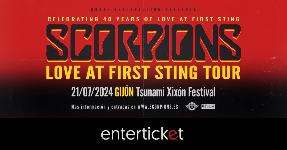Scorpions Love At First Sting Tour Celebrating 40 Years Gijón