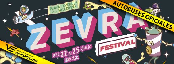 LANZADERAS DOMINGO Zevra Festival '22 - Viajexpres.com