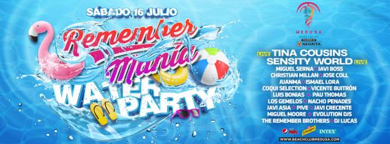 Medusa Beach Club - REMEMBER MANIA WATER PARTY