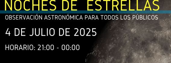 Noche de estrellas en CEMA Los Molinos (Crevillent) del 4 de julio de 2025