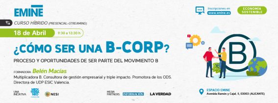 Curso online o presencial  | ¿Cómo ser una B Corp?