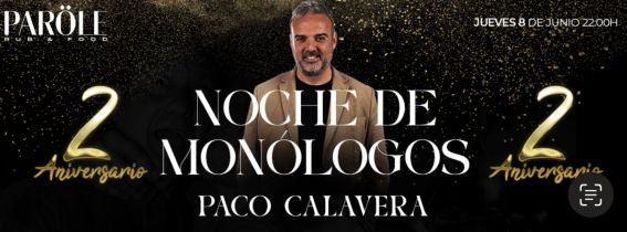 Jueves Especial Aniversario “Paco Calavera” | PARÖLE PUB