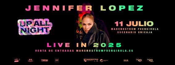 Jennifer López en Fuengirola - Up All Night Live in 2025